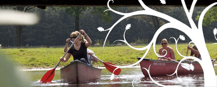 Tijdens een prachtige kanotocht op de Aa kunt u genieten van het natuurgebied.